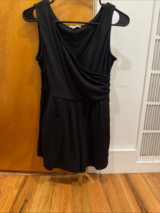 Gilli Pants - Gilli Black Sleeveless Wrap Romper